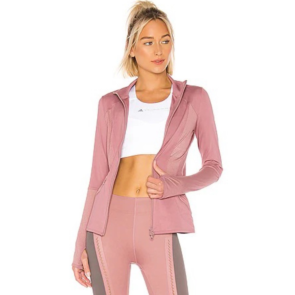 NWT Adidas‎ Stella McCartney Performance Essentials Midlayer XS Mauve Training